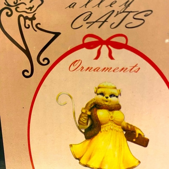 Margaret Le Van Alley Cat Persia Gourmet Tag Glamorous Tiffany Bag Gift Kitty - Picture 12 of 16